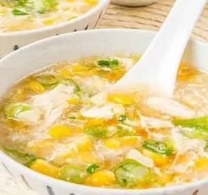 Sweet corn Egg Soup