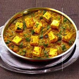 Matar paneer