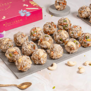 Coconut Dry Fruit Laddu