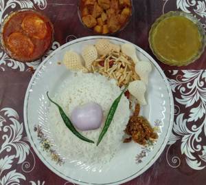Double Egg Thali