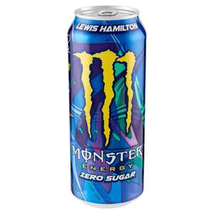 Monster Lewis Hamilton Zero - Caffeinated Energy Drink With A Refreshing Peach-nectarine Taste 