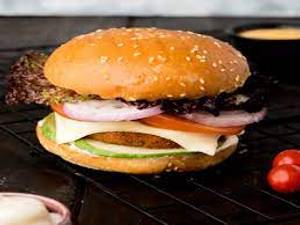 Aloo Tikka Mayo Burger