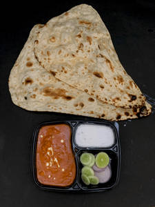 Butter Chicken And Naan Roti Combo                                                   