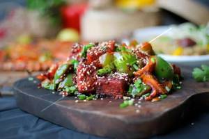 Paneer Pudina Chilli Dry