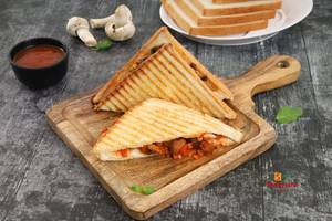 Mushroom Delight Bread Toast