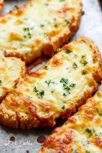 Exotic cheese garlic bread