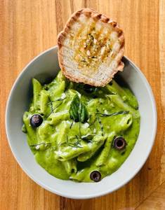 Basil Pesto Penne Pasta Veg