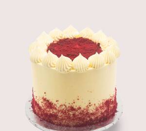 Eggless red velvet cake