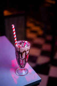 Muddy Strawberry Milkshake