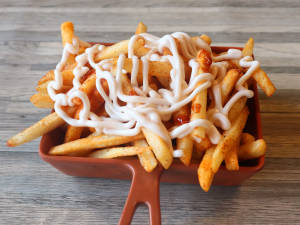 Cheesy French Fries Salad