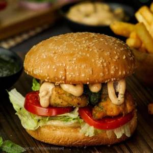 Chicken Tikka Burger