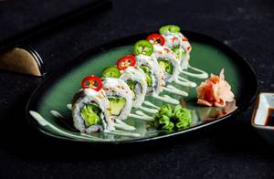 Philly Cheese Jalapeno Sushi Roll