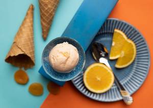 Orange Apricot Ice Cream
