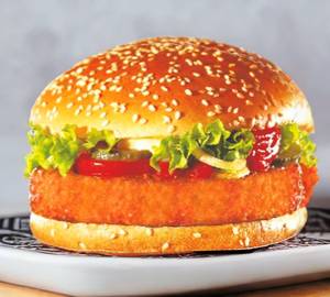 Chicken patty burger