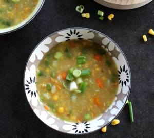 Sweet corn Vegetables Soup