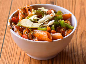 Red Exotic Veggie Pasta