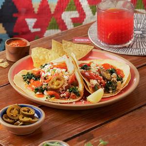 Spinach & Caramelized Onions Soft Tacos