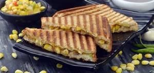 Grilled Cheese Corn Sandwich