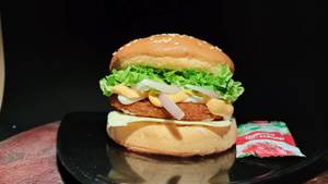 Amreican Veg Cheese Burger