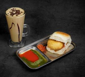 1 Vada Pav + 1 Cold Coffee                            