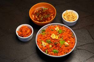 Veg Triple Schezwan Fried Rice