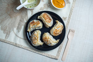 Pan fry chicken momo