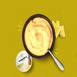 Pineapple Shrikhand- 450 Gm