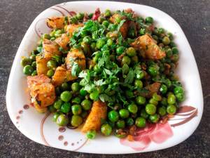 Aloo matar dry