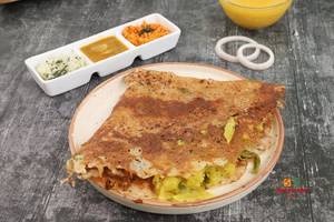 Ghee Onion Rava Masala Dosa
