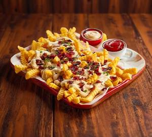 Ovenless loaded fries