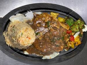 Chicken Schezwan Sizzler 