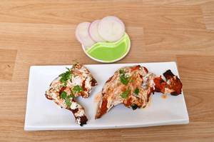 Chicken rosted with butter