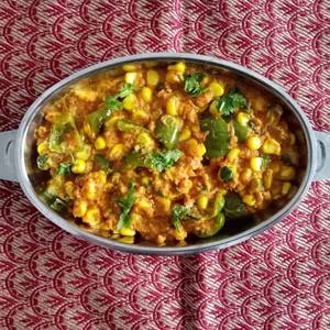 Corn Capsicum Masala 