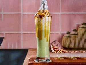 Salted Caramel Pistachio Frappe Cream
