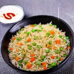 Fried Rice Ooopar Veg