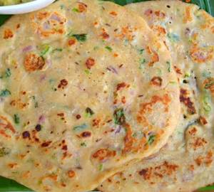 Weat Onion Dosa 6pcs (order Side Dish Separate)