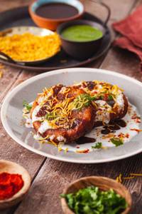 Dahi Aloo Tikki Chaat