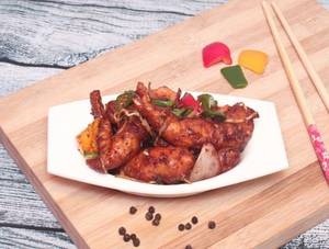 King Prawns Chilli Dry
