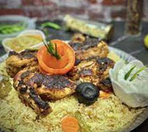 Chicken spicy alfaham mandi [half]