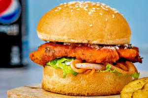 Fresh Chicken Tikka Burger