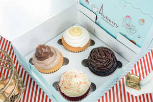 Assorted Cupcake Box - 4 Pcs