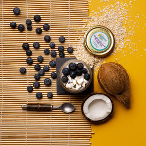 Blueberry & Coconut Overnight Oats