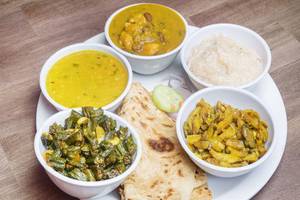 Plain Paratha Meal