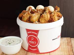 Chicken Bucket Biryani (Leg Piece, Jeera Samba)
