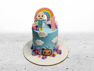 Cocomelon 1st Birthday Cake