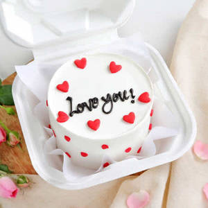 Love You Valentine's Cake