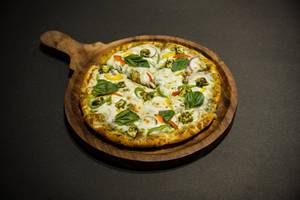 Basil Pesto Paneer Pizza