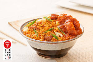 Chicken Schezwan Fried Rice And Chilli Garlic Chicken (small)