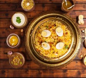 Special Desi Ghee Special Egg Biryani (Per Plate)