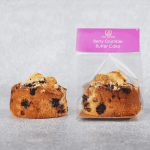 Berry Crumble Buttery Cake
